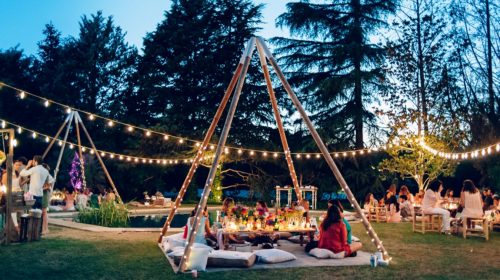 Decoración ceremonias estilo boho en Sevilla.